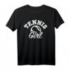 Tennis Mädchen T-Shirt für Damen - Klassisch geschnitten, doppelt genähter Saum, ideal für Tennisspielerinnen