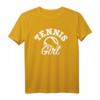 Tennis Mädchen T-Shirt für Damen - Klassisch geschnitten, doppelt genähter Saum, ideal für Tennisspielerinnen
