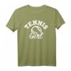 Tennis Mädchen T-Shirt für Damen - Klassisch geschnitten, doppelt genähter Saum, ideal für Tennisspielerinnen