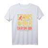 Tennis und Bier darum bin ich hier | Lustiges Verein Tennisspieler T-Shirt für Sportfans und Geschenkideen