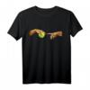 Lustiges Tennis Michelangelo T-Shirt mit Tennisball & Hand - Perfektes Geschenk für Tennisspieler, Trainer & Fans zu Weihnachten & Geburtstag