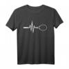 Mein Herz schlägt für Tennis - Lustiges Tennisspieler T-Shirt für Geburtstag, Weihnachten, Valentinstag & mehr