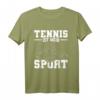 Sportler Motiv Tennisspieler Geschenk Tennis T-Shirt – Perfektes Geschenk für Tennisspieler, Trainer & Tennisliebhaber zu Weihnachten & Geburtstag