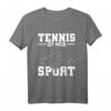 Sportler Motiv Tennisspieler Geschenk Tennis T-Shirt – Perfektes Geschenk für Tennisspieler, Trainer & Tennisliebhaber zu Weihnachten & Geburtstag