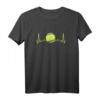 40 Geburtstag T-Shirt für Tennisspieler mit Tennisball & Herzschlag - Perfektes Geschenk zum Jubiläum