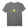 40 Geburtstag T-Shirt für Tennisspieler mit Tennisball & Herzschlag - Perfektes Geschenk zum Jubiläum