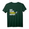 Eat Sleep Tennis Repeat - Tennisspieler Geschenk T-Shirt mit Motiv für Tennisfans, Trainer & Verein