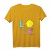 Damen Ich liebe Tennis - Tennisspieler-Geschenk T-Shirt mit V-Ausschnitt, leichtes und stilvolles Tennisshirt für Frauen