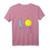 Damen Ich liebe Tennis - Tennisspieler-Geschenk T-Shirt mit V-Ausschnitt, leichtes und stilvolles Tennisshirt für Frauen
