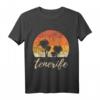 Teneriffa Vintage Retro Sonnenuntergang T-Shirt – Klassisch geschnitten, perfekt für Natur- und Sonnenuntergangs-Fans