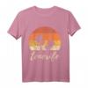 Teneriffa Vintage Retro Sonnenuntergang T-Shirt – Klassisch geschnitten, perfekt für Natur- und Sonnenuntergangs-Fans