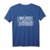 Die Würde Des Menschen Ist Unantastbar T-Shirt - Grundgesetz Art. 1 GG, Protest gegen Unterdrückung & Für Freiheitsrechte