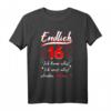 Lustiges 16. Geburtstag T-Shirt - 'Endlich 16 ich kann alles ich weiß alles' für Teenager, Geburtstagsgeschenk für Jugendliche