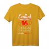 Lustiges 16. Geburtstag T-Shirt - 'Endlich 16 ich kann alles ich weiß alles' für Teenager, Geburtstagsgeschenk für Jugendliche
