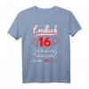 Lustiges 16. Geburtstag T-Shirt - 'Endlich 16 ich kann alles ich weiß alles' für Teenager, Geburtstagsgeschenk für Jugendliche