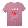 Lustiges 16. Geburtstag T-Shirt - 'Endlich 16 ich kann alles ich weiß alles' für Teenager, Geburtstagsgeschenk für Jugendliche