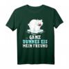 Eisbär - GANZ DÜNNES EIS MEIN FREUND! Lustiges Spruch T-Shirt für Tierliebhaber & Freunde - Perfekt als Geschenk