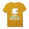 Eisbär - GANZ DÜNNES EIS MEIN FREUND! Lustiges Spruch T-Shirt für Tierliebhaber & Freunde - Perfekt als Geschenk