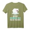 Eisbär - GANZ DÜNNES EIS MEIN FREUND! Lustiges Spruch T-Shirt für Tierliebhaber & Freunde - Perfekt als Geschenk