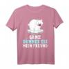 Eisbär - GANZ DÜNNES EIS MEIN FREUND! Lustiges Spruch T-Shirt für Tierliebhaber & Freunde - Perfekt als Geschenk