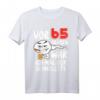 Herren T-Shirt zum 65. Geburtstag mit Spruch 'Vor 65 Jahren war ich mal der Schnellste' – Witziges Geschenk für Männer, Papa, Ehemann & Opa