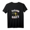 Herren Kicker Gott Geschenk für Tischfussball Fans & Turnierspieler - Perfektes T-Shirt für Hobby und Vereinsspieler