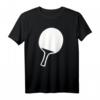 Tischtennis T-Shirt für Fans und Spieler – Klassisch geschnitten mit doppelt genähtem Saum