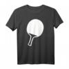 Tischtennis T-Shirt für Fans und Spieler – Klassisch geschnitten mit doppelt genähtem Saum