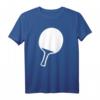 Tischtennis T-Shirt für Fans und Spieler – Klassisch geschnitten mit doppelt genähtem Saum