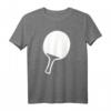 Tischtennis T-Shirt für Fans und Spieler – Klassisch geschnitten mit doppelt genähtem Saum