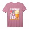 Tischtennis und Bier Spruch T-Shirt - Lustiges Geschenk für Tischtennisfans, Freaks, Profi, Anfänger & Trainer