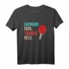 Tischtennis Geschenk für Tischtennis-Trainer T-Shirt - Witziges Design für Papa und zum Vatertag