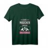 Damen Echte Mädchen Tischtennis T-Shirt mit V-Ausschnitt - Lustiges Geschenk für Tischtennisspielerinnen und Turnierfans
