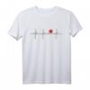 Tischtennis Herzschlag T-Shirt – Lustiges Geschenk für Hobby- und Profispieler, Geburtstags- und Weihnachtsgeschenkidee für Männer, Frauen, Jungen und Mädchen