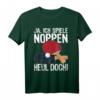 Lustiges Tischtennis T-Shirt mit Spruch - 'Ja, ich spiele Noppen! Heul Doch!' für Spieler, Trainer & Fans
