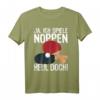 Lustiges Tischtennis T-Shirt mit Spruch - 'Ja, ich spiele Noppen! Heul Doch!' für Spieler, Trainer & Fans
