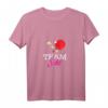 Damen Sekt Tischtennis Schläger - Witziges Trink- und Sport-T-Shirt für Frauen, ideal als Geschenk zu Weihnachten, Geburtstag oder für den Verein