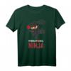 Ping Pong Ninja Tischtennis-Spieler Geschenk T-Shirt – Lustiges Comic Shirt für Profis und Kampfsportfans zum Geburtstag, Weihnachten & Vatertag