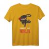 Ping Pong Ninja Tischtennis-Spieler Geschenk T-Shirt – Lustiges Comic Shirt für Profis und Kampfsportfans zum Geburtstag, Weihnachten & Vatertag
