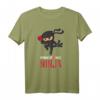 Ping Pong Ninja Tischtennis-Spieler Geschenk T-Shirt – Lustiges Comic Shirt für Profis und Kampfsportfans zum Geburtstag, Weihnachten & Vatertag