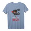 Ping Pong Ninja Tischtennis-Spieler Geschenk T-Shirt – Lustiges Comic Shirt für Profis und Kampfsportfans zum Geburtstag, Weihnachten & Vatertag