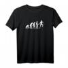 Lustiges Tischtennis T-Shirt | Evolution vom Affen zum Tischtennisspieler – Perfektes Geschenk für Tennis- und Tischtennisliebhaber