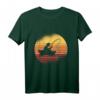 Retro Angler Sonnenuntergang Fischer Angel T-Shirt – Perfektes Geschenk für Fischer, Angler & Fischliebhaber für Geburtstag & Weihnachten