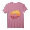 Retro Angler Sonnenuntergang Fischer Angel T-Shirt – Perfektes Geschenk für Fischer, Angler & Fischliebhaber für Geburtstag & Weihnachten