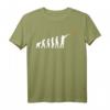 Tontaubenschießen T-Shirt - Evolution Wurfscheibenschießen für Sportschützen, Jäger & Hobby Enthusiasten – Perfekt als Geschenk zum Geburtstag oder Schützentag
