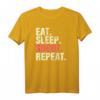 Eat Sleep Shoot Repeat T-Shirt für Tontaubenschießen - Perfektes Geschenk für Jäger und Sportschützen im Schützenverein