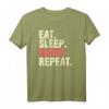 Eat Sleep Shoot Repeat T-Shirt für Tontaubenschießen - Perfektes Geschenk für Jäger und Sportschützen im Schützenverein