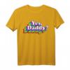Yes Daddy for Women - Naughty Daddy's Girl Retro Regenbogen T-Shirt für Pride, Valentinstag & Fetisch-Party