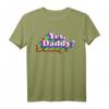 Yes Daddy for Women - Naughty Daddy's Girl Retro Regenbogen T-Shirt für Pride, Valentinstag & Fetisch-Party