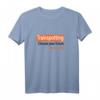 Trainspotting Choose Your Future Choose Life T-Shirt Langarmshirt – Kultfilm Zitat, Klassisch geschnitten, Doppelnaht